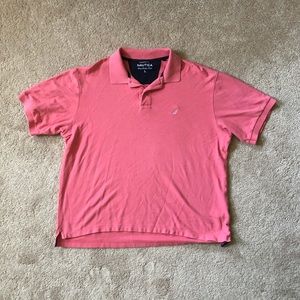 Nautica Salmon Polo True Deck Shirt